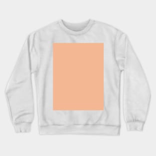 preppy abstract solid color pastel coral pink Crewneck Sweatshirt